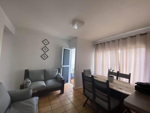 Χώρος καθιστικού στο Apartamento Temporada