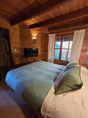 Postel nebo postele na pokoji v ubytování Hotel Malalhue