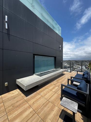 Posezení v ubytování The zinnia-Downtown SDiego Marina View Stay