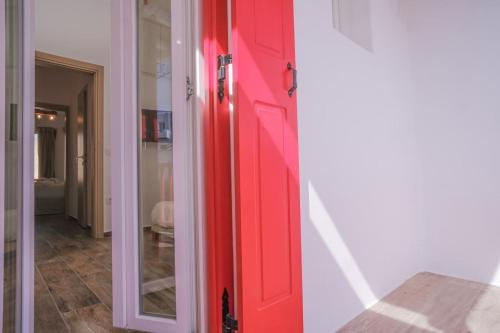 Koupelna v ubytování Τhe Red dooR