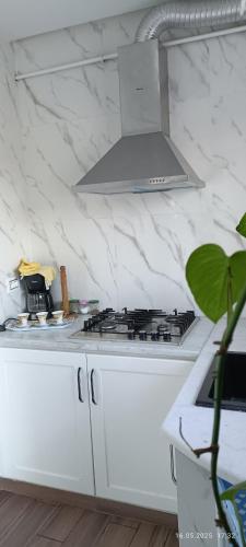 TIM Haute standing appartment S2, center Monastirにあるキッチンまたは簡易キッチン