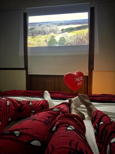 Cama o camas de una habitación en Glamping Entre Rocas Tena