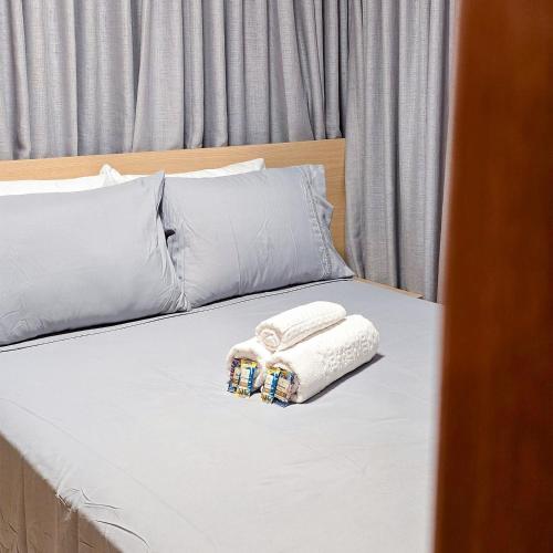 Katil atau katil-katil dalam bilik di Graça Prime Residence