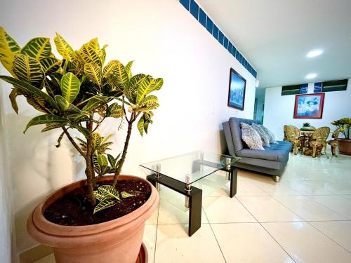Comfort Envigado 7 peopleにあるシーティングエリア