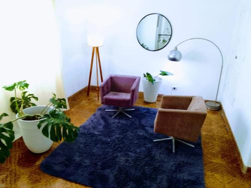 Zona de estar de Apartamento de 3 Habitaciones en el Centro