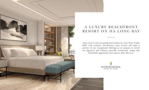 a luxury bedroom resort on a long day at InterContinental Halong Bay Resort by IHG in Ha Long