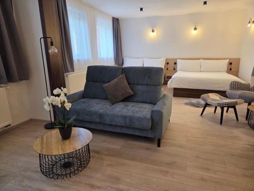 Posezení v ubytování No 28 Rooms & Apartments