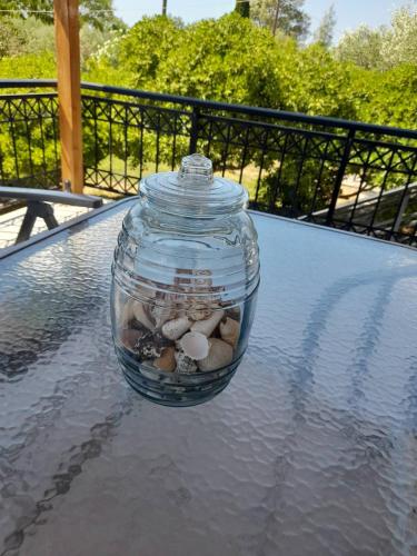 Ein Balkon oder eine Terrasse in der Unterkunft Angelinas view