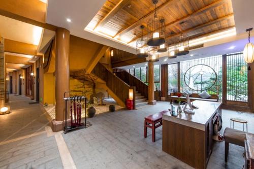Un lugar para sentarse en Ganzhou Banjiangxia Homestay
