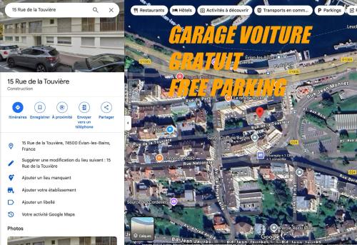 Photo de la galerie de l'établissement Appartement Evian vue lac exceptionnel, à Évian-les-Bains