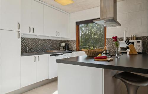 Η κουζίνα ή μικρή κουζίνα στο Gorgeous Home In Ålbæk With Wifi