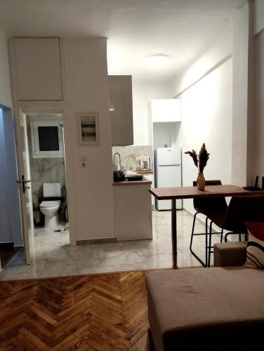 Η κουζίνα ή μικρή κουζίνα στο Athenian Stay Chara's Apartment