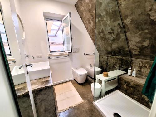 Koupelna v ubytování Villa Tepee