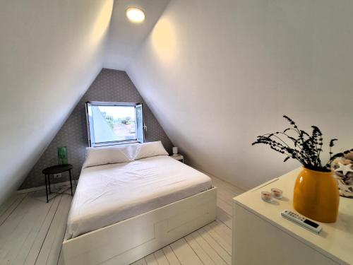 Postel nebo postele na pokoji v ubytování Villa Tepee