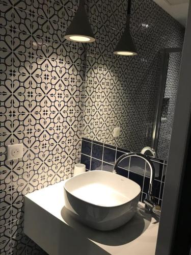 Koupelna v ubytování Villa Design de Luxe, vue Bréhat