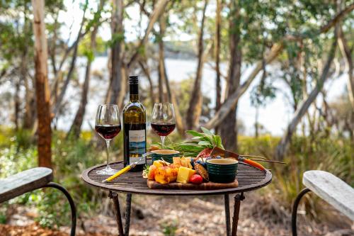 Bebidas en Bruny Bay House