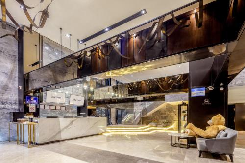 Ruang duduk di Zhonghao International Hotel
