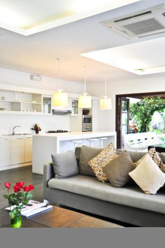 Dapur atau dapur kecil di Nunia Boutique Villa