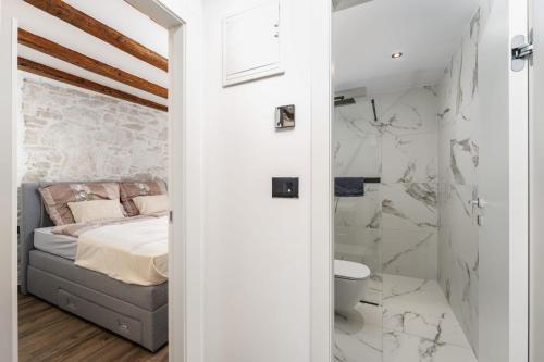 Koupelna v ubytování Apartments Bellavita Vrsar