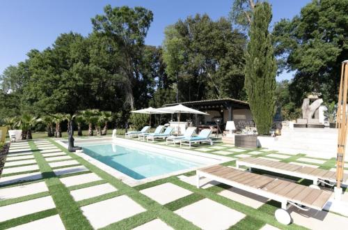 T2 Domaine prestige au cœur des vignes - piscine