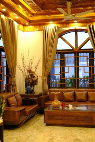 Ruang duduk di Sunflower Hotel Mộc Châu