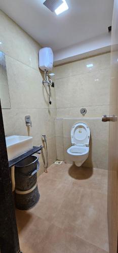 Koupelna v ubytování Hotel Lee Grand
