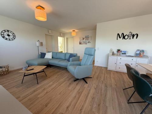 Posezení v ubytování Ferienwohnung Deichliebe