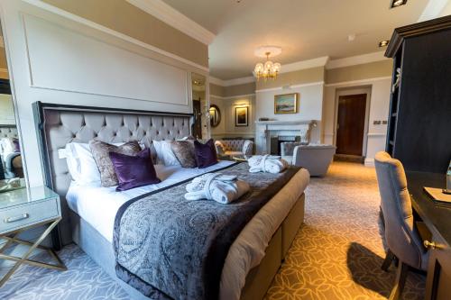 Χώρος καθιστικού στο Armathwaite Hall Hotel & Spa