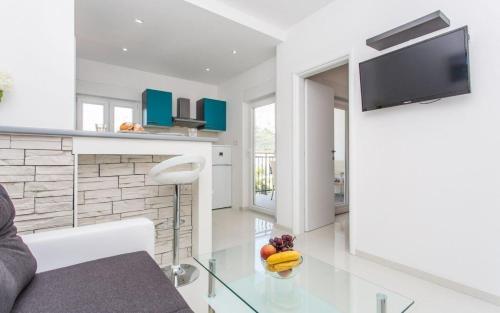 Nettes Appartement in Baška mit Eigenem Balkon