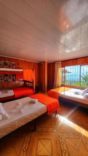 Postel nebo postele na pokoji v ubytování Eco Hotel La Selecta Pereira