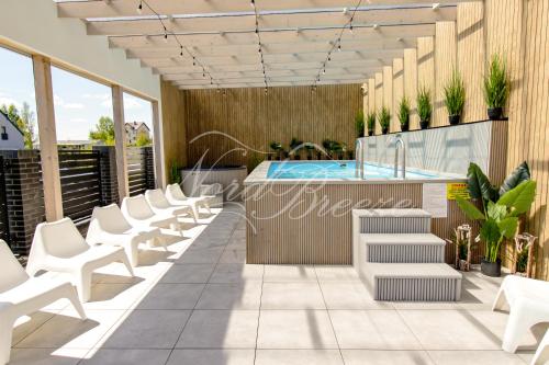 Domki Nord Breeze z podgrzewanym basenem i jacuzzi