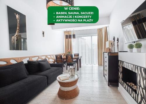 Χώρος καθιστικού στο Apartament B225 - Dune Beach Resort