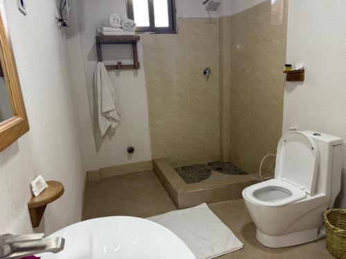 Koupelna v ubytování Hilltop Loge - Lalibela