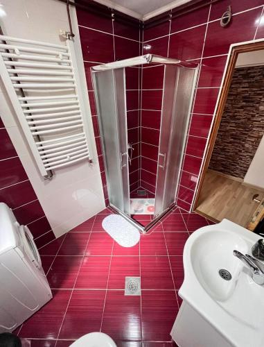 Koupelna v ubytování Apartmani Nikolic