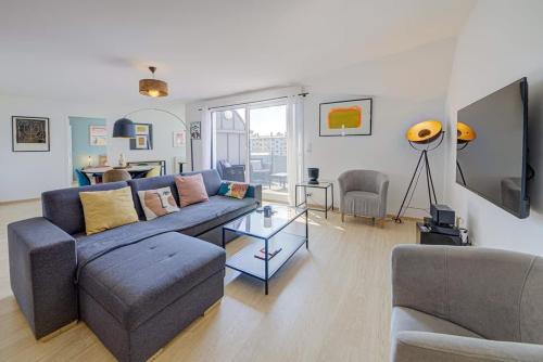 Le Maginot, T4 de standing, terrasse et parking