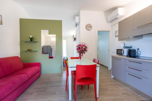Η κουζίνα ή μικρή κουζίνα στο Agriturismo La Quercia dei Tigli