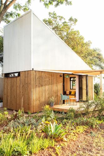 Zahrada ubytování Modern Cabin - Pineapple