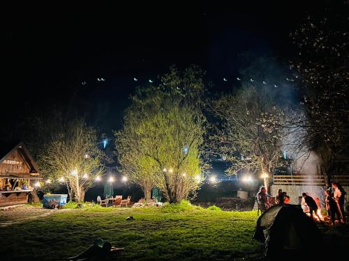 Zahrada ubytování Camp Verusa