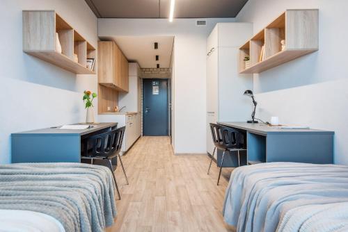Η κουζίνα ή μικρή κουζίνα στο SHED Coliving studio