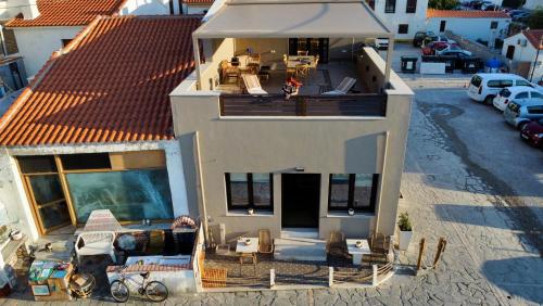 Khu vực ghế ngồi tại Ploes Coastal Apartments