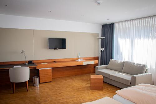 Μια τηλεόραση ή/και κέντρο ψυχαγωγίας στο Gästehaus an der Oase
