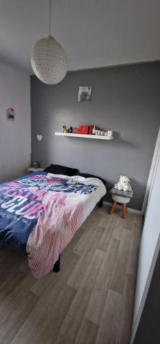Postel nebo postele na pokoji v ubytování Colocation avec une Chambre