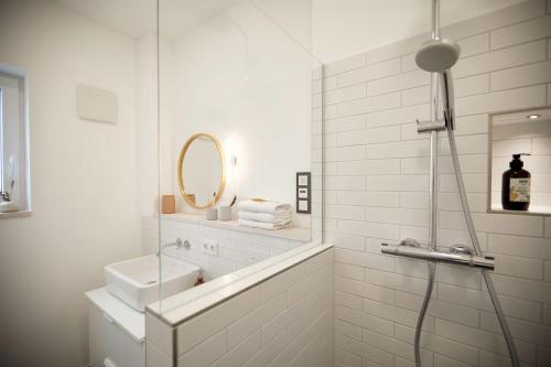 Ένα μπάνιο στο Villa White I