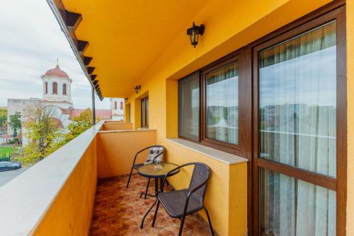 Balkoni atau teres di Hotel Crisana Arad