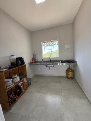 Kuchyň nebo kuchyňský kout v ubytování Chalé Vista Da Serra