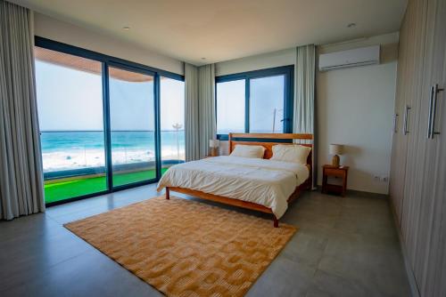 Cama o camas de una habitación en Résidence Théa
