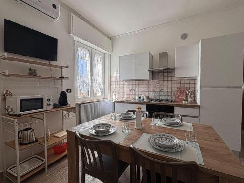 Køkken eller tekøkken på La Casa di Eva