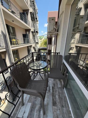Μπαλκόνι ή βεράντα στο Hotel Kalyan & Spa