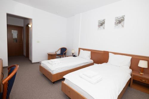 Postel nebo postele na pokoji v ubytování Excelsior Hotel Timisoara