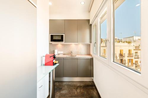 Kuchyň nebo kuchyňský kout v ubytování Stay Unique Apartments Eslava Pet Friendly